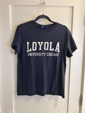 Vintage Loyola University Chicago Navy Graphic Tee